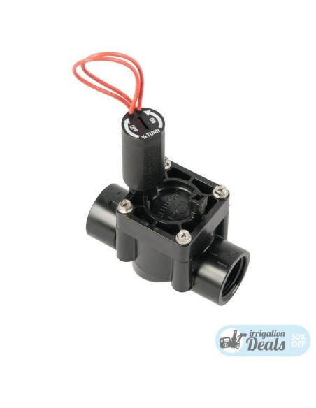 Hunter PGV 1" 9V Electrovalvula con Control de Caudal -Hembra- 
