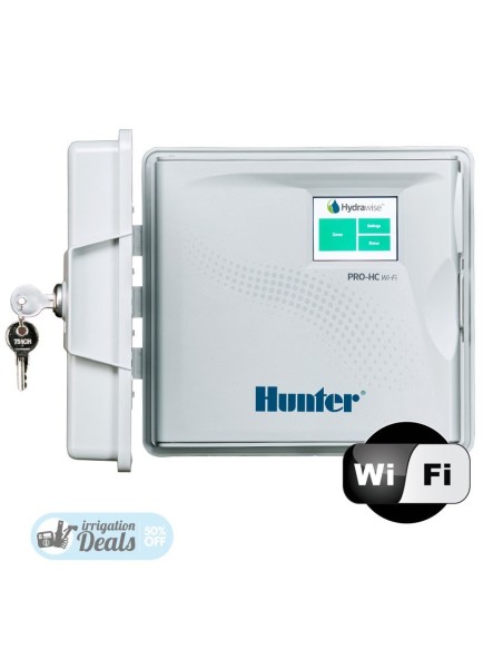 Programador Hunter HC WiFi Hydrawise - 6 estaciones - exterior - PHC601-E