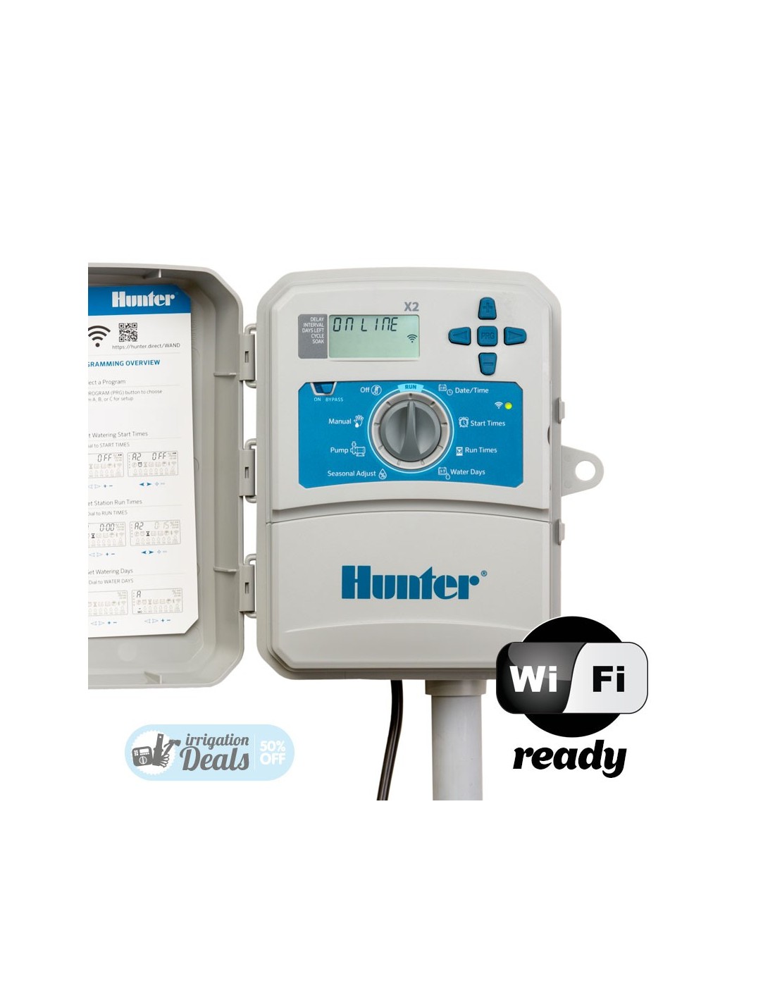 rrigation Controller Hunter X-CORE 8 Station Outdoor 