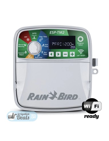 Programmateur Rain Bird ESP-TM2 - 6 stations extérieur - TM2-6 - WiFi Ready