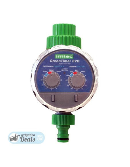 Irritec Greentimer Evo - Programmateur de robinet à piles - 1 sortie