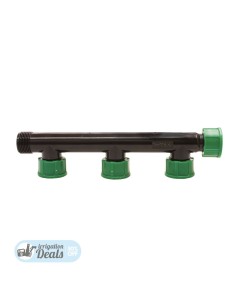 Colector PVC 3 salidas 1"