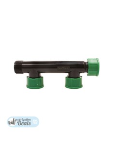 2 Way PVC Manifold - 1"