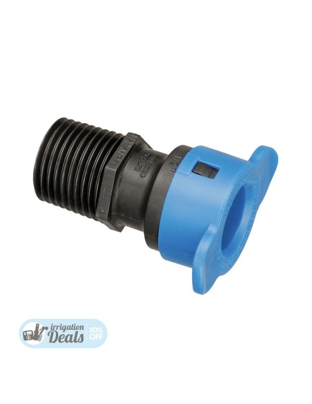 Blu Lock - Enlace Rosca Macho - 1/2" - Mejor Precio - Irrigation Deals