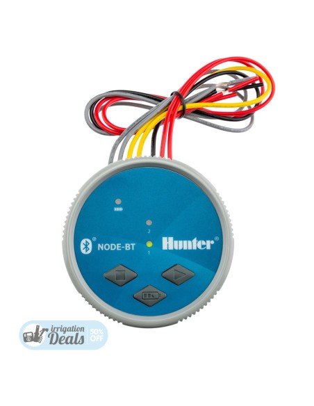 Programador Bluetooth autónomo a pilas Hunter NODE400 - 4 estaciones - IP68 Sumergible